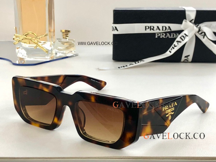 Faux Prada Symbole SPR11ZS Sunglasses Brown fading